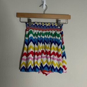 Boden Girl’s Pull On Elastic Smocked Waist Shorts Size 9-10Y